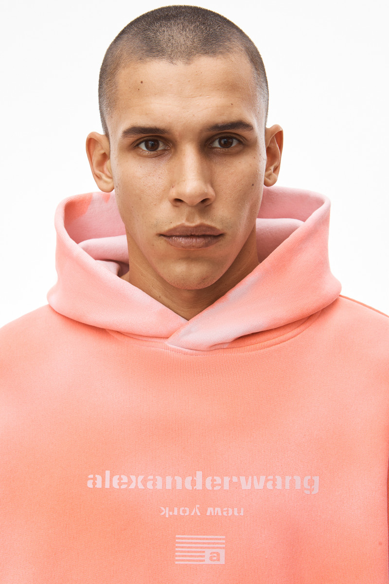 GARMENT DYED HOODIE IN TERRY 3