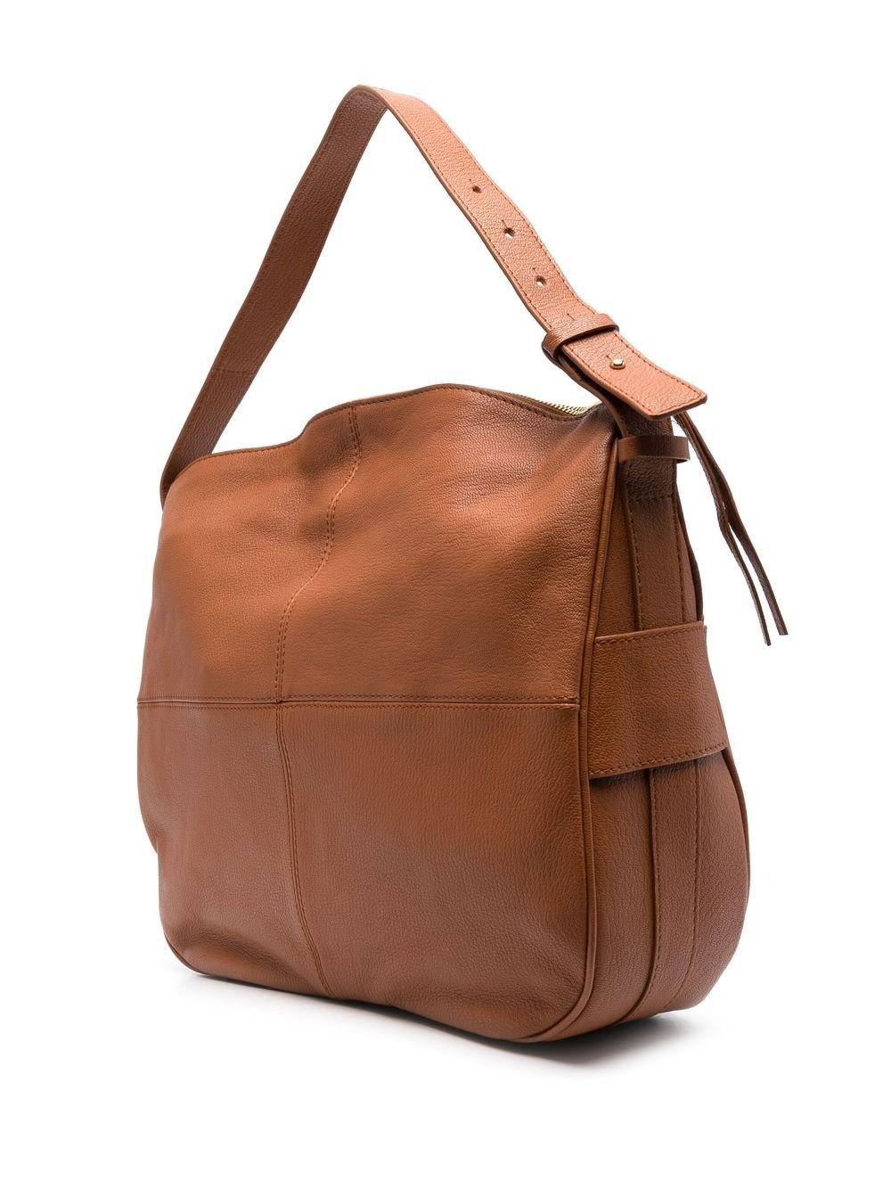 Hana panelled-leather shoulder bag - 3