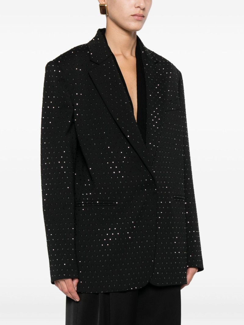 single-breasted crystal-embellished blazer 3