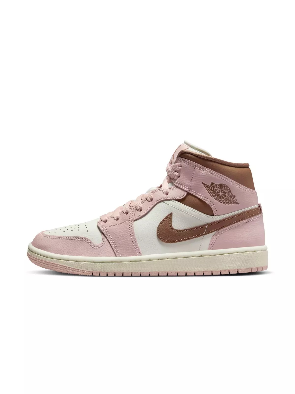 1 Mid "Pink Oxford/Archaeo Brown/Sail" Women's Shoe - 3