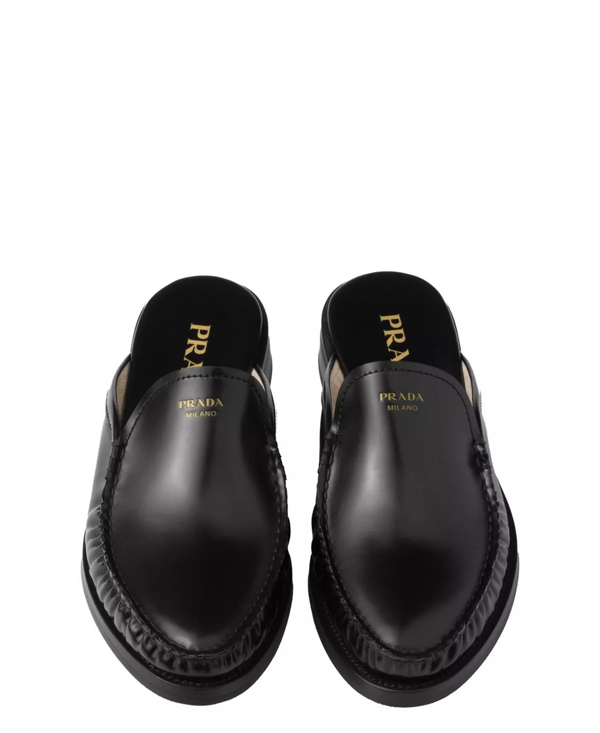 Women's Brushed Leather Mules - 3