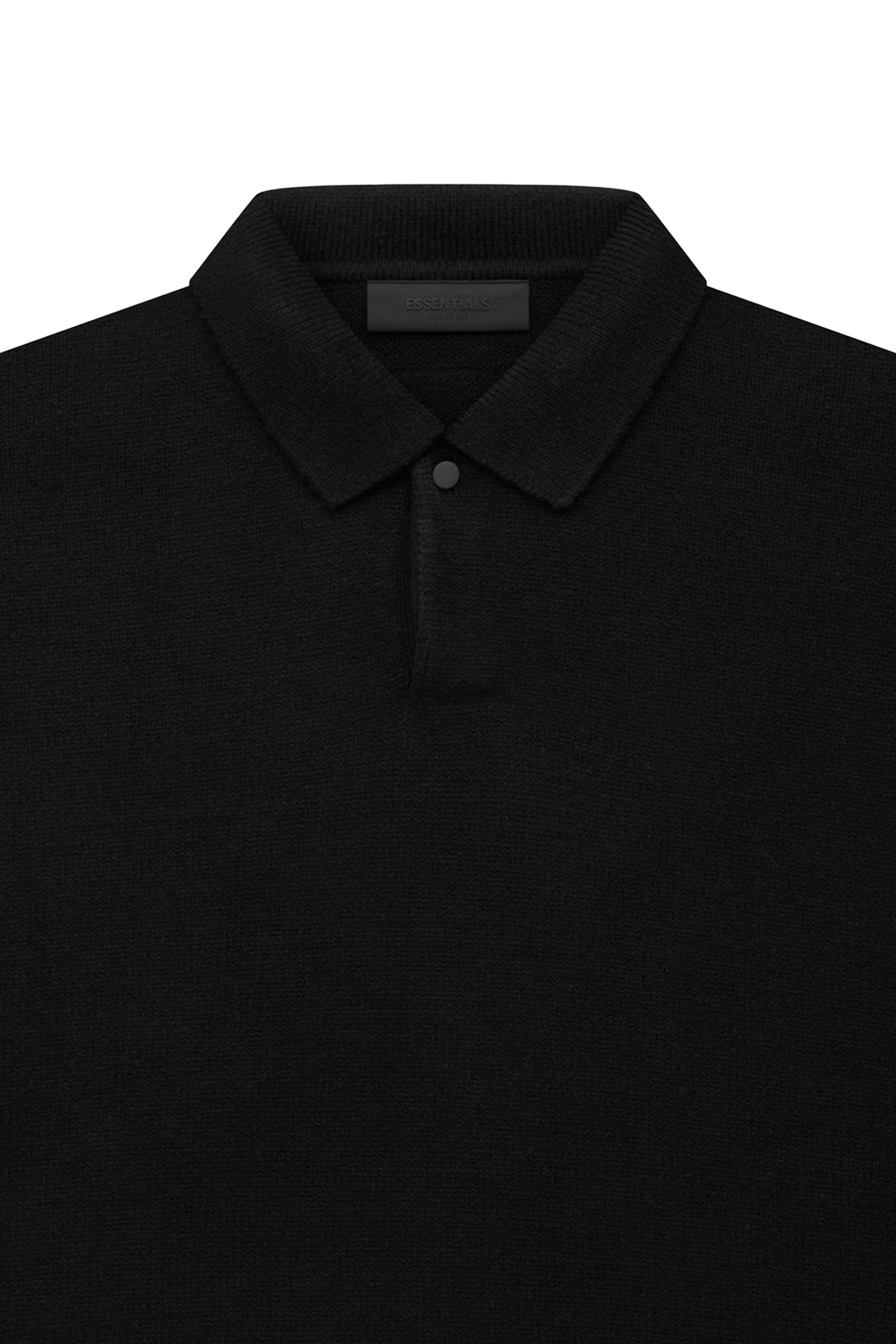 ESSENTIALS ESSENTIALS KNIT POLO / BLK | nubiantokyo | REVERSIBLE