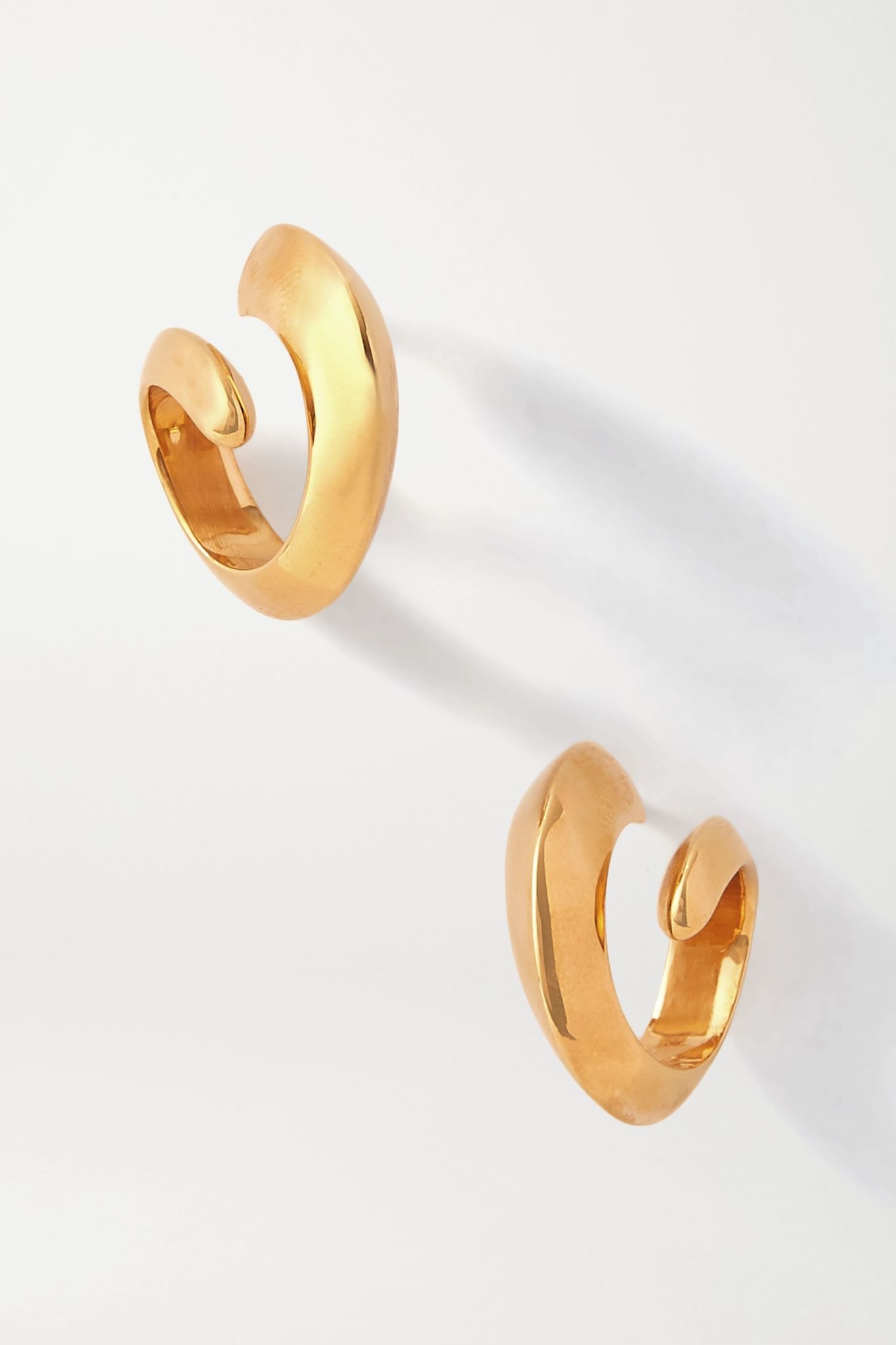 Gold-tone earrings - 1