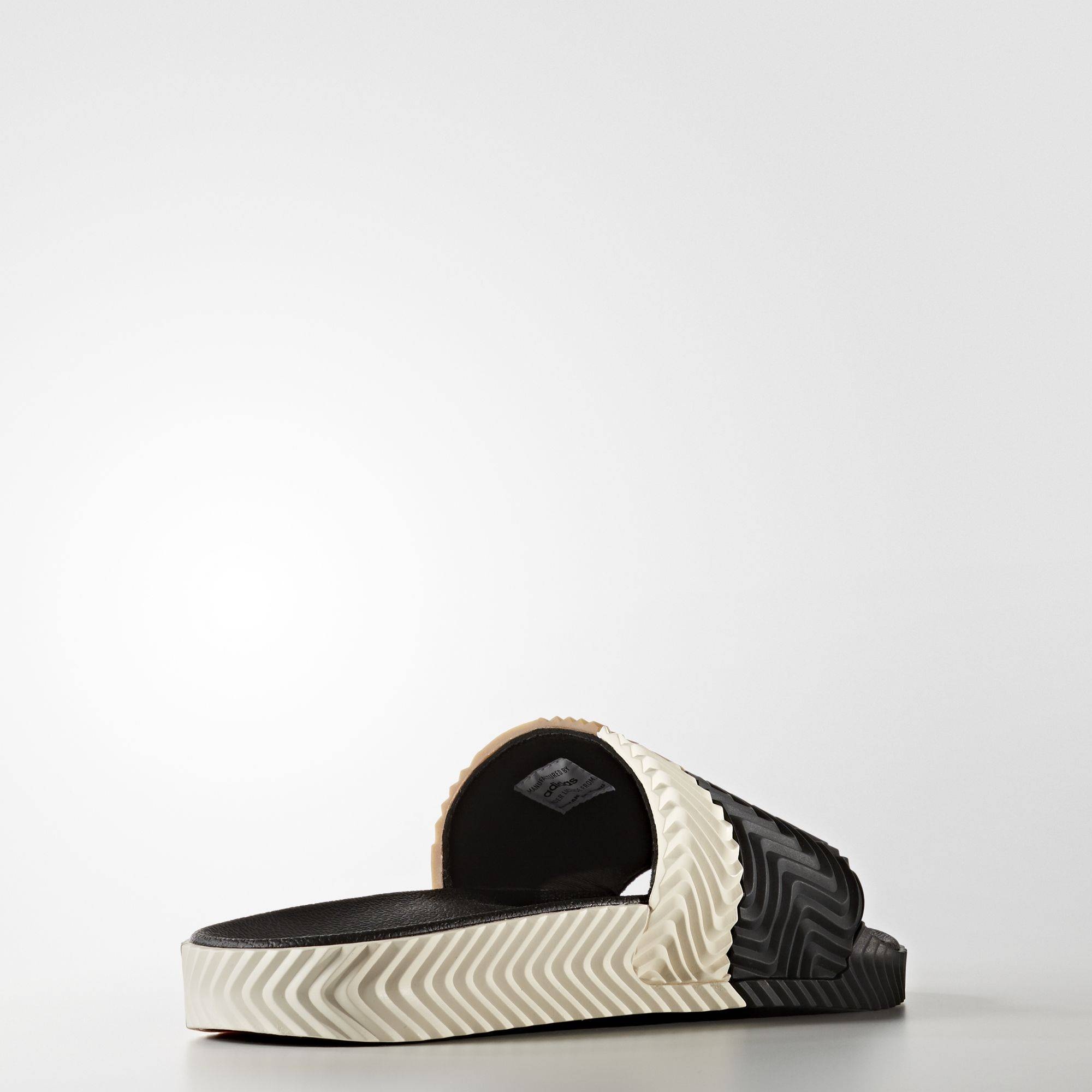 Alexander Wang x AW Adilette Slide 'Black White' - 3