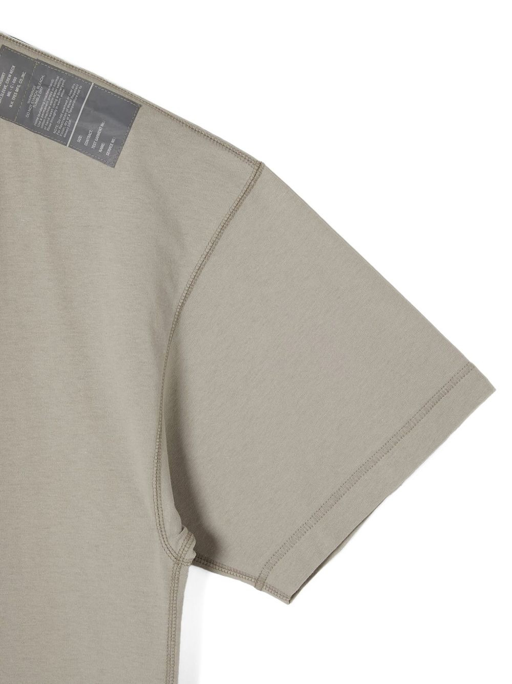 label-detail short-sleeve T-shirt - 4