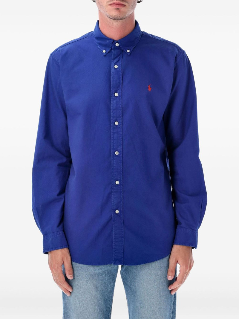 long-sleeve button-down shirt 1
