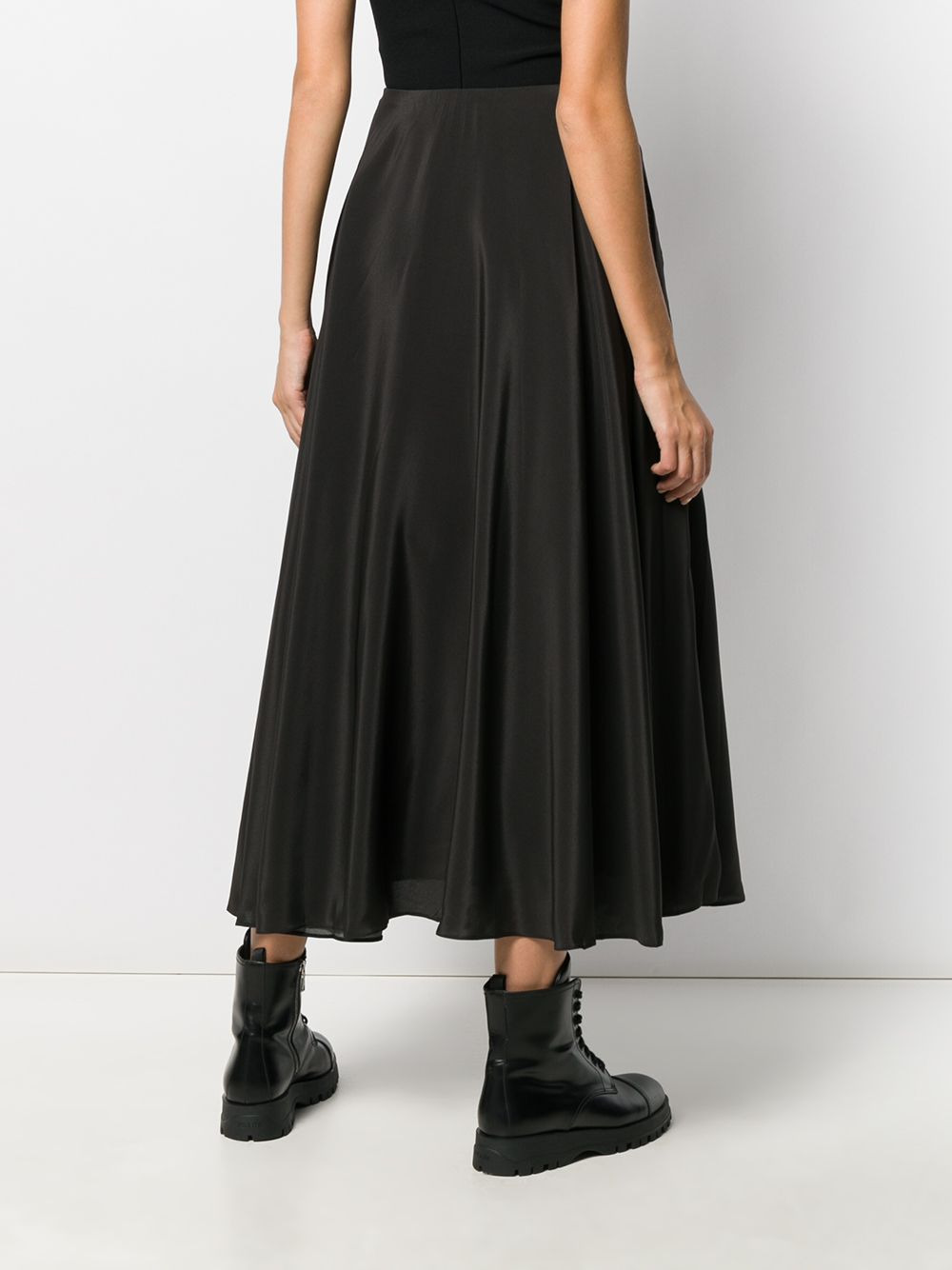 x Undercover print pleated skirt - 4