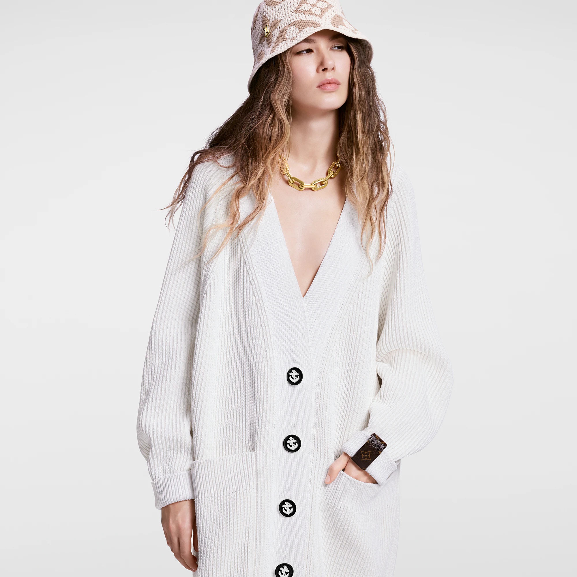 Nautical Long Cardigan - 5
