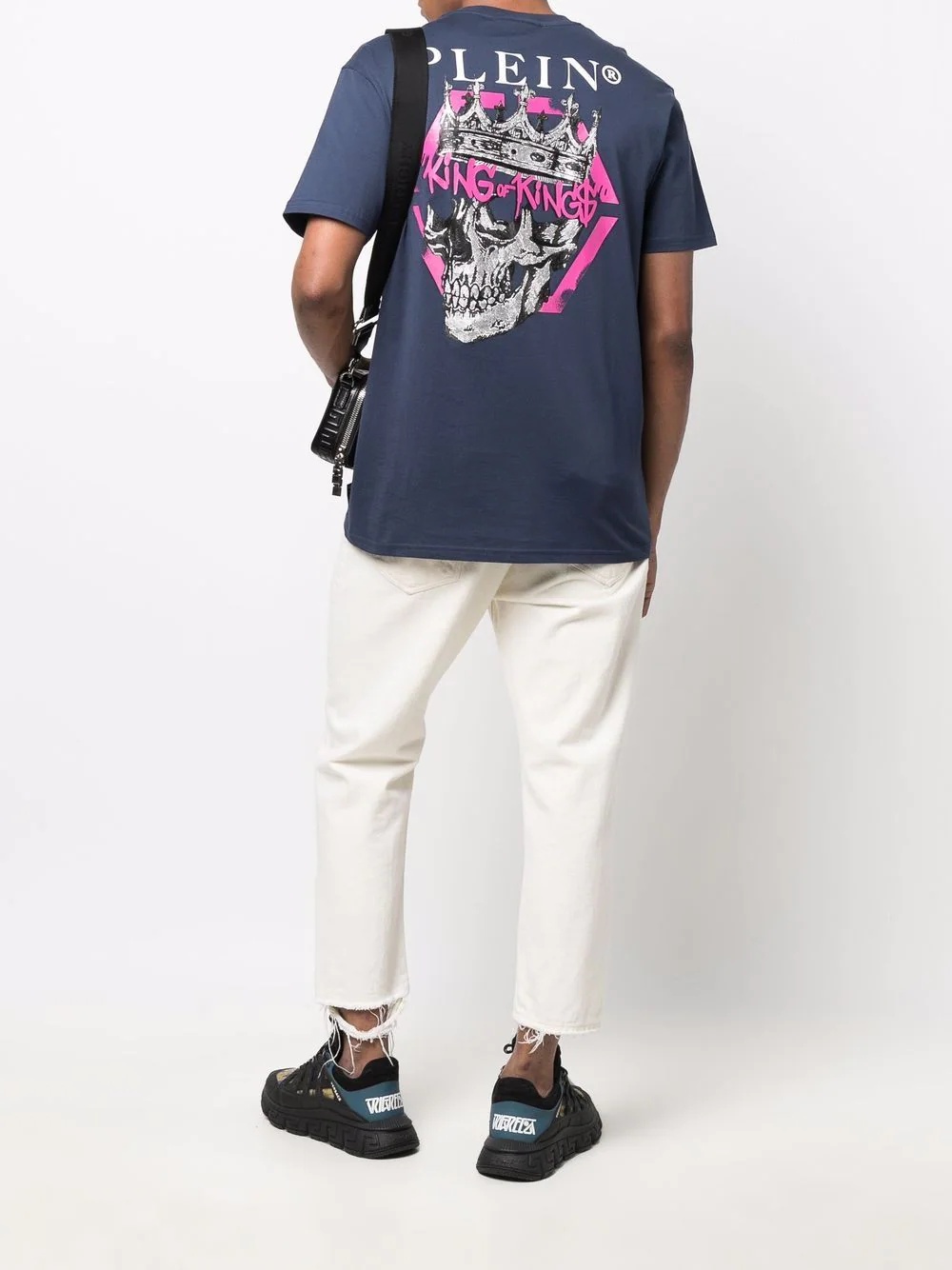 skull-graphic logo-print T-shirt - 2