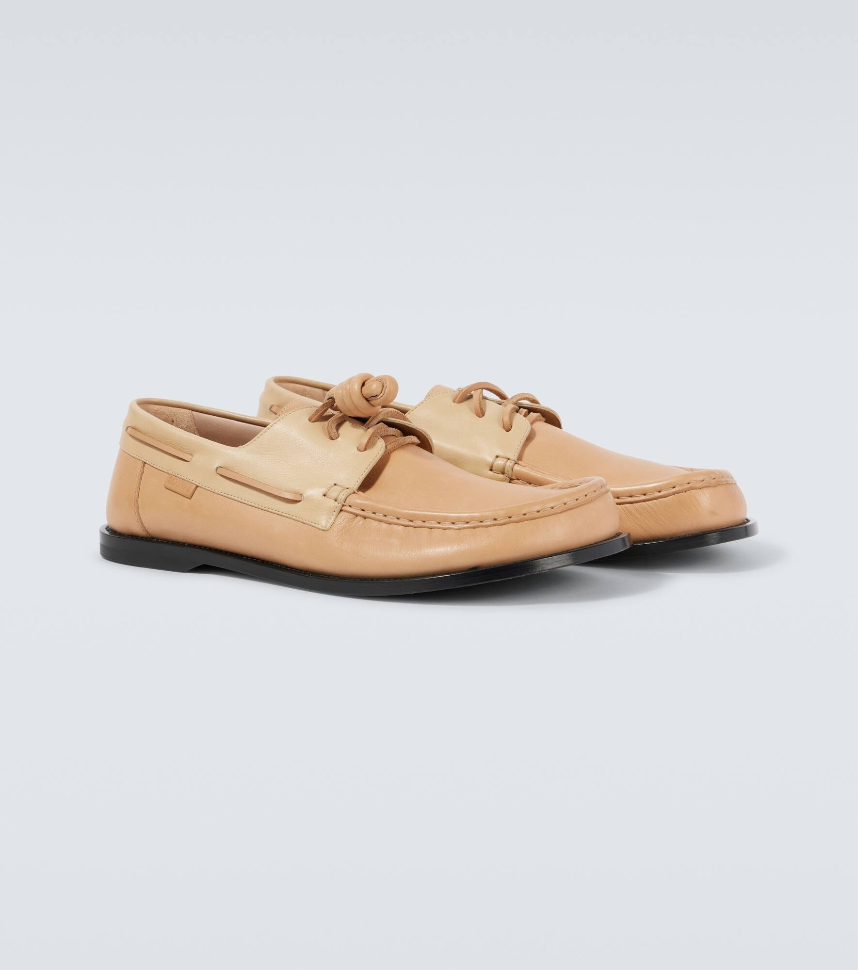 Campo leather boat shoes - 5