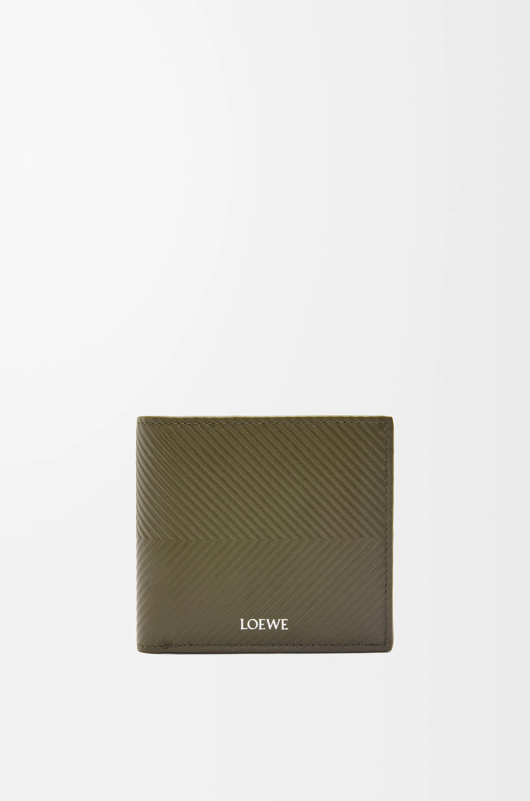 Bifold coin wallet in textured classic calfskin - 1