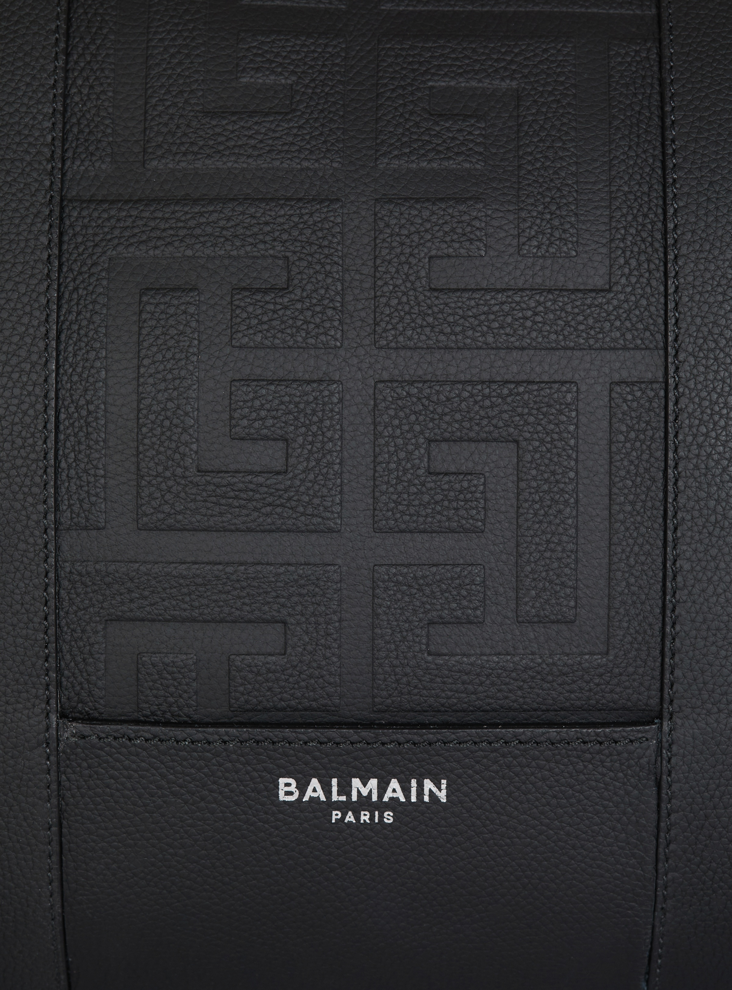 Travel bag in grained leather - 7