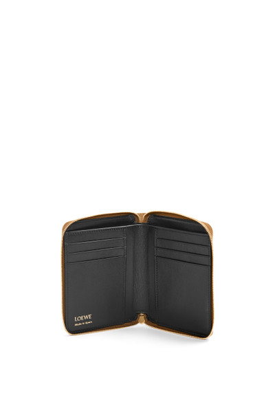 Loewe Knot compact zip wallet in shiny nappa calfskin outlook