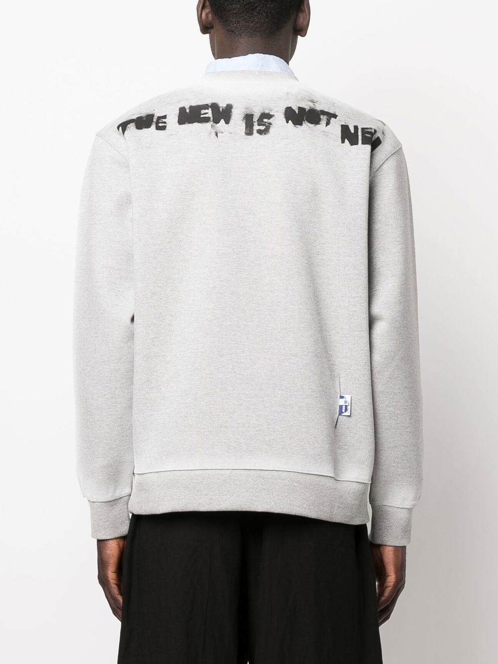 slogan-print sweatshirt - 4