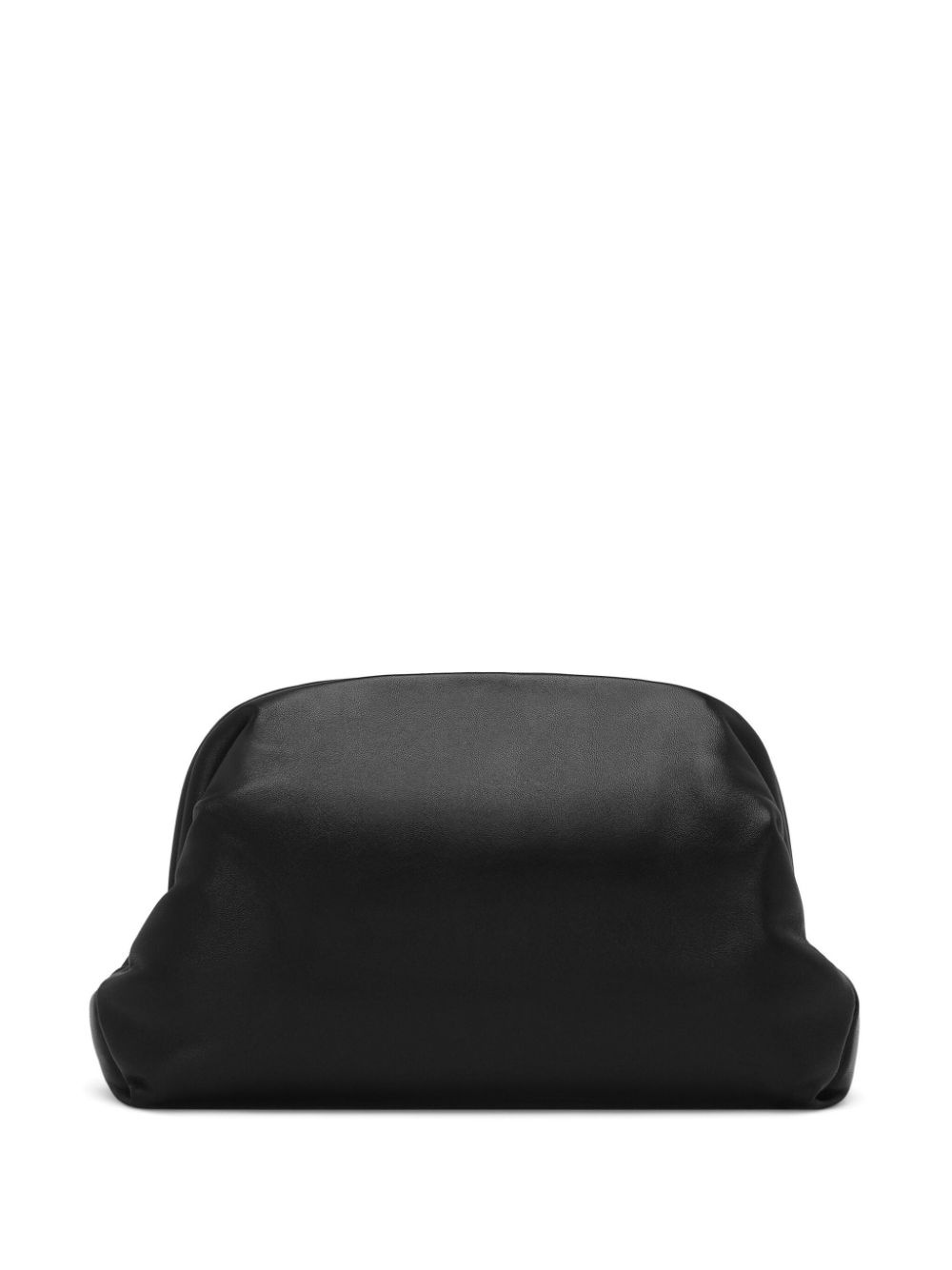 logo-embossed leather clutch - 3
