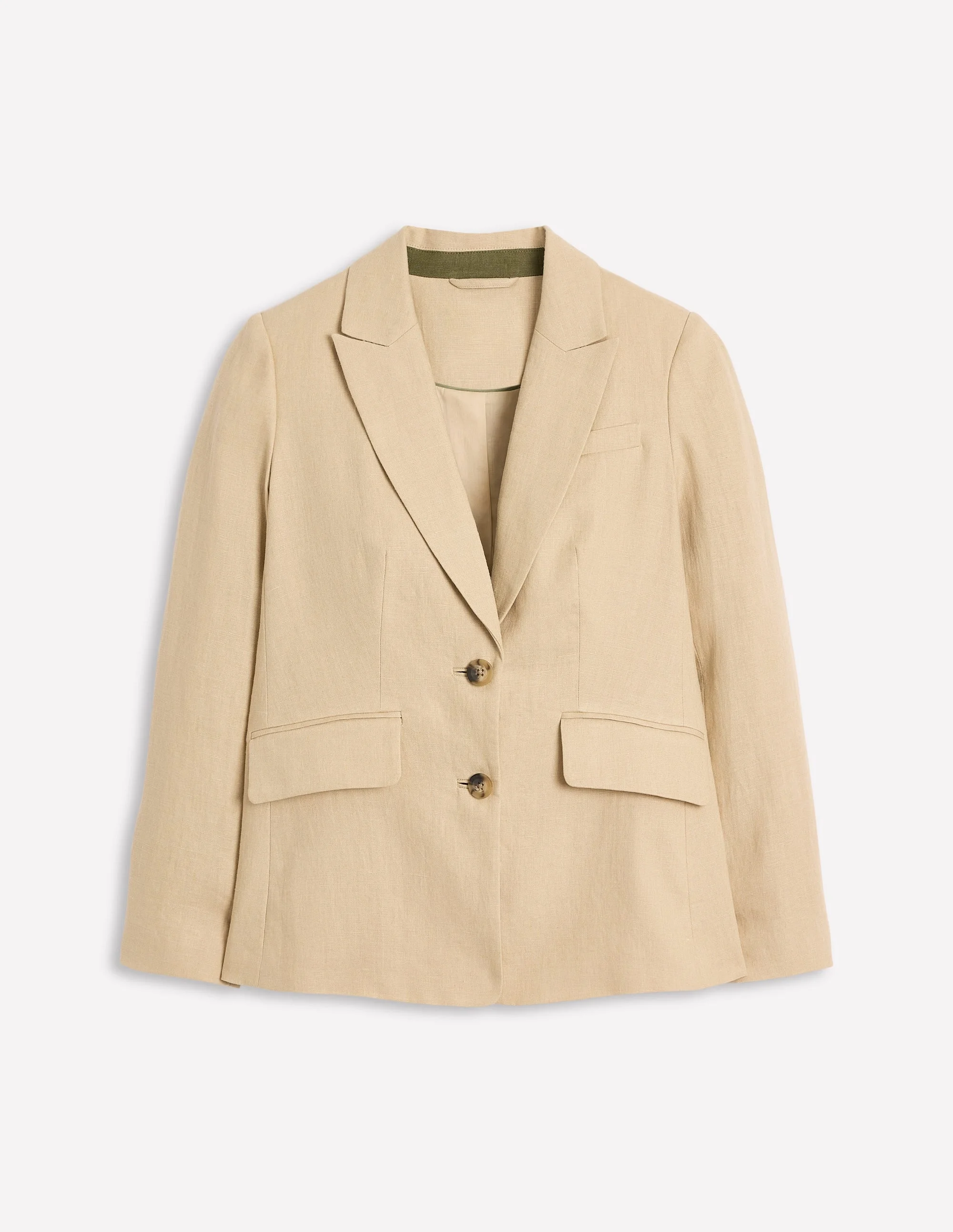Stamford Linen Blazer-Neutral - 1