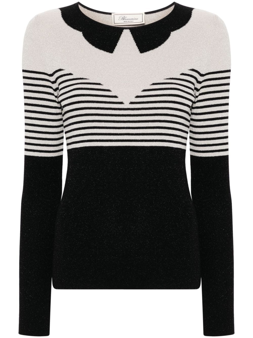 striped sweater - 1