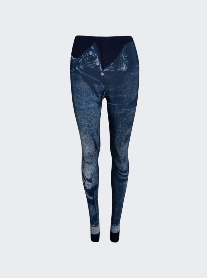 Trompe L'oeil Legging Navy Blue 3