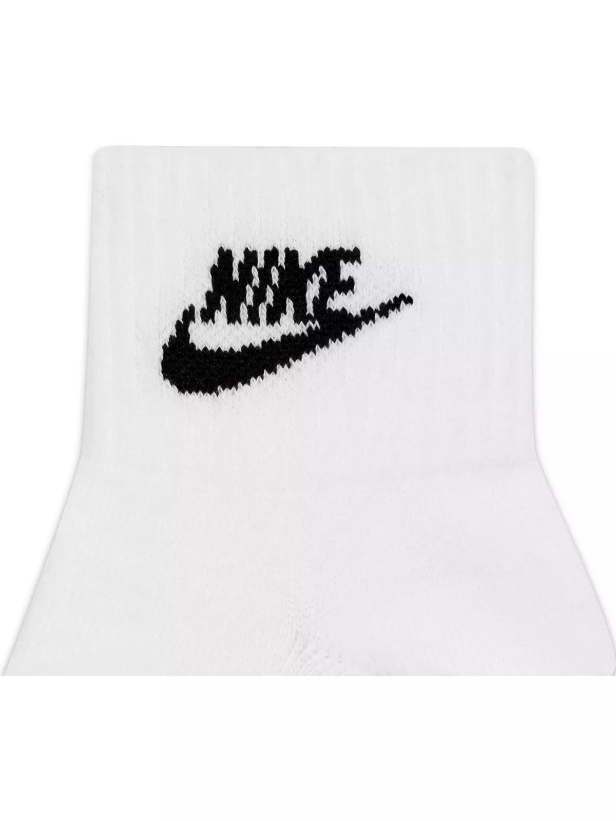 Everyday Essential Ankle Socks (3 Pairs)-White - 4