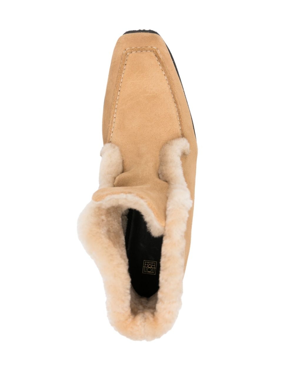 shearling-edge boots - 4