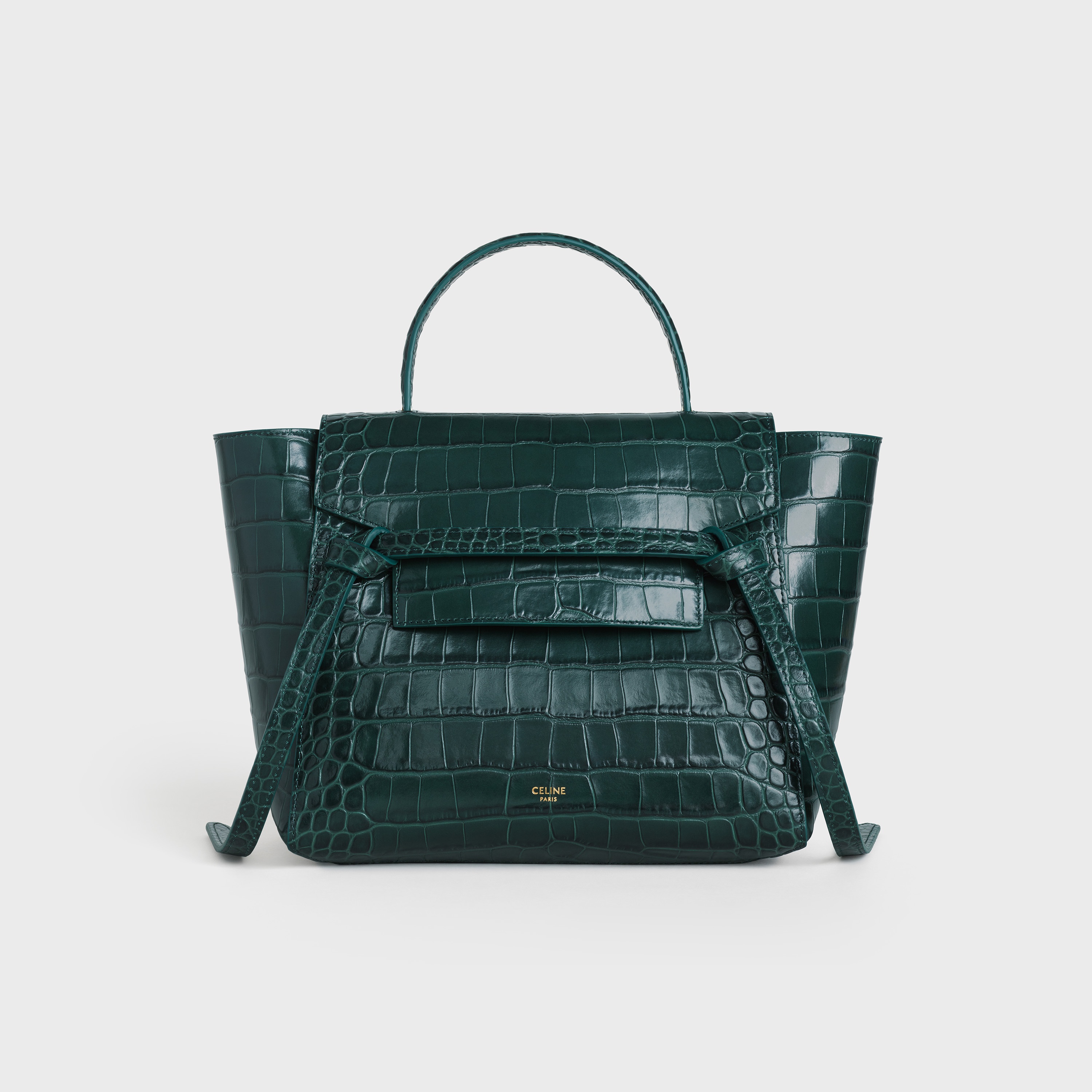 Micro Belt bag in Crocodile Embossed Calfskin - 1