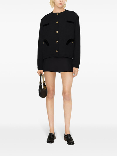 BLAZÉ MILANO Missy Smiley-pocket knitted jacket outlook