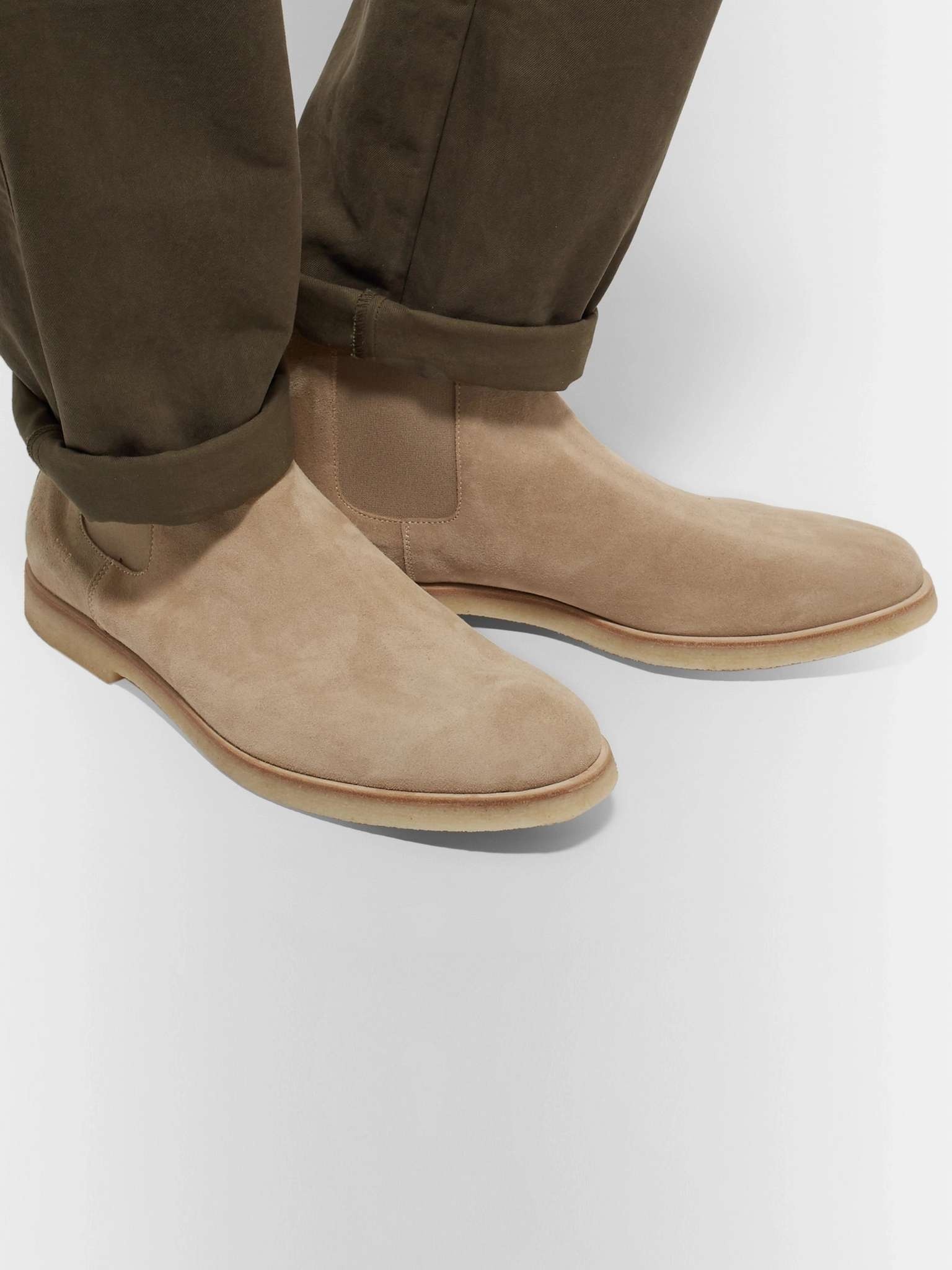 Common Projects Suede Chelsea Boots REVERSIBLE