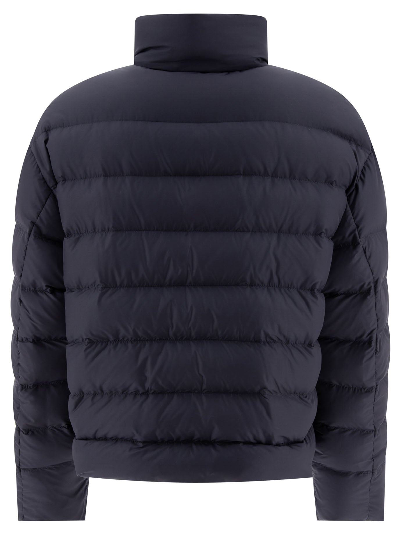 Prada Down Jacket With Triangle Logo - 2