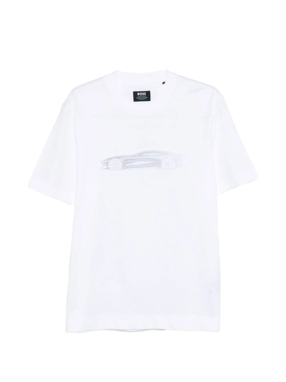car-print T-shirt - 1
