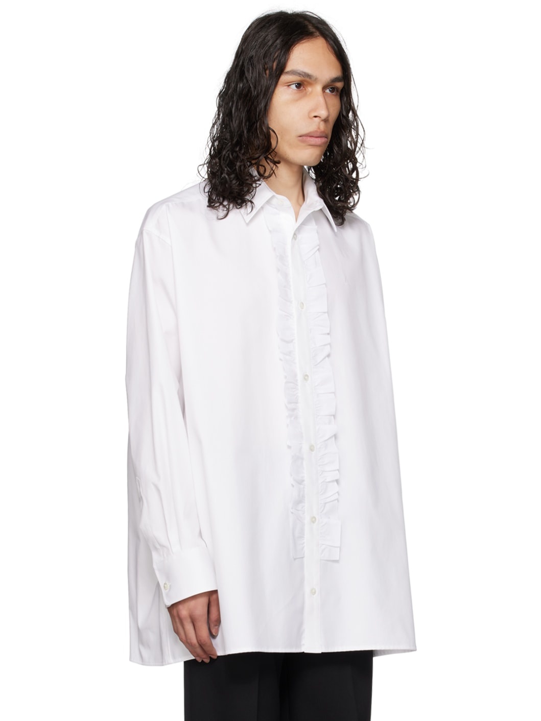 White Oversized Shirt - 2