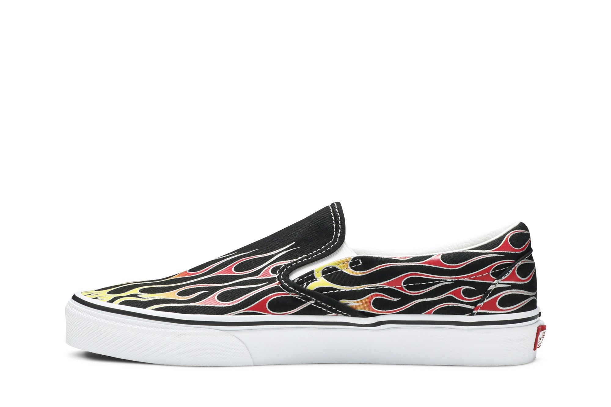 Classic Slip-On 'Mash Up Flames' - 3
