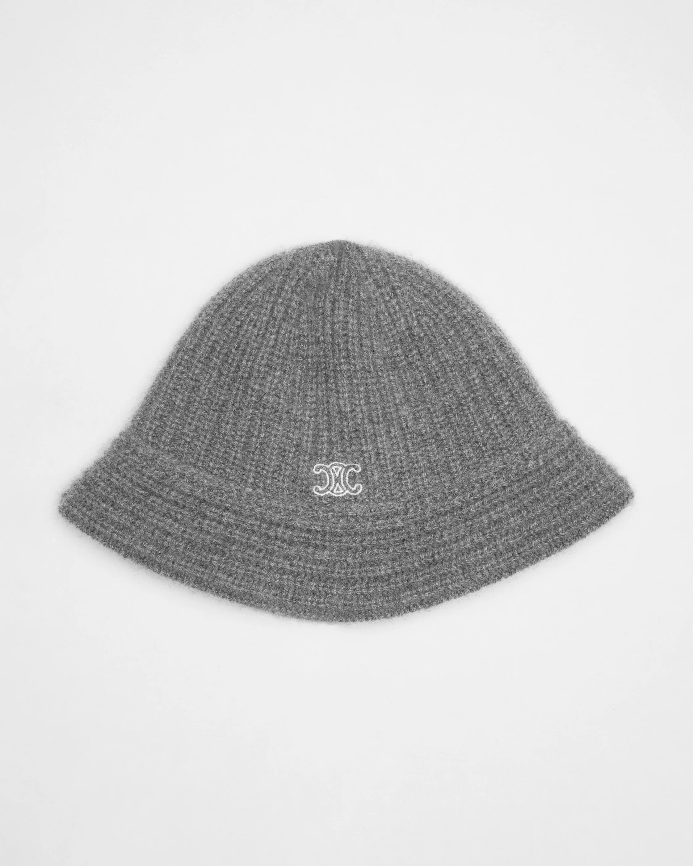 RIBBED CASHMERE BUCKET - 1
