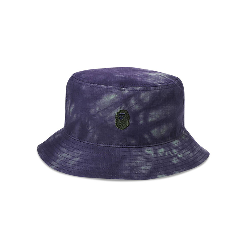 BAPE Tie Dye One Point Bucket Hat 'Purple' - 1
