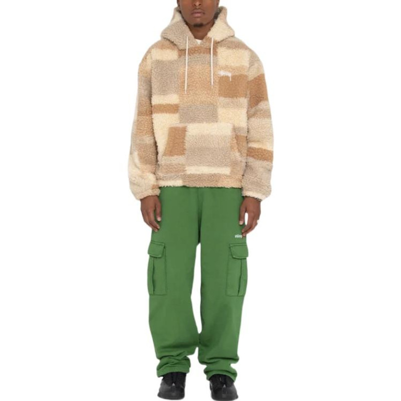 Stussy Bronson Sherpa Hoodie 'Tan' 118519 4