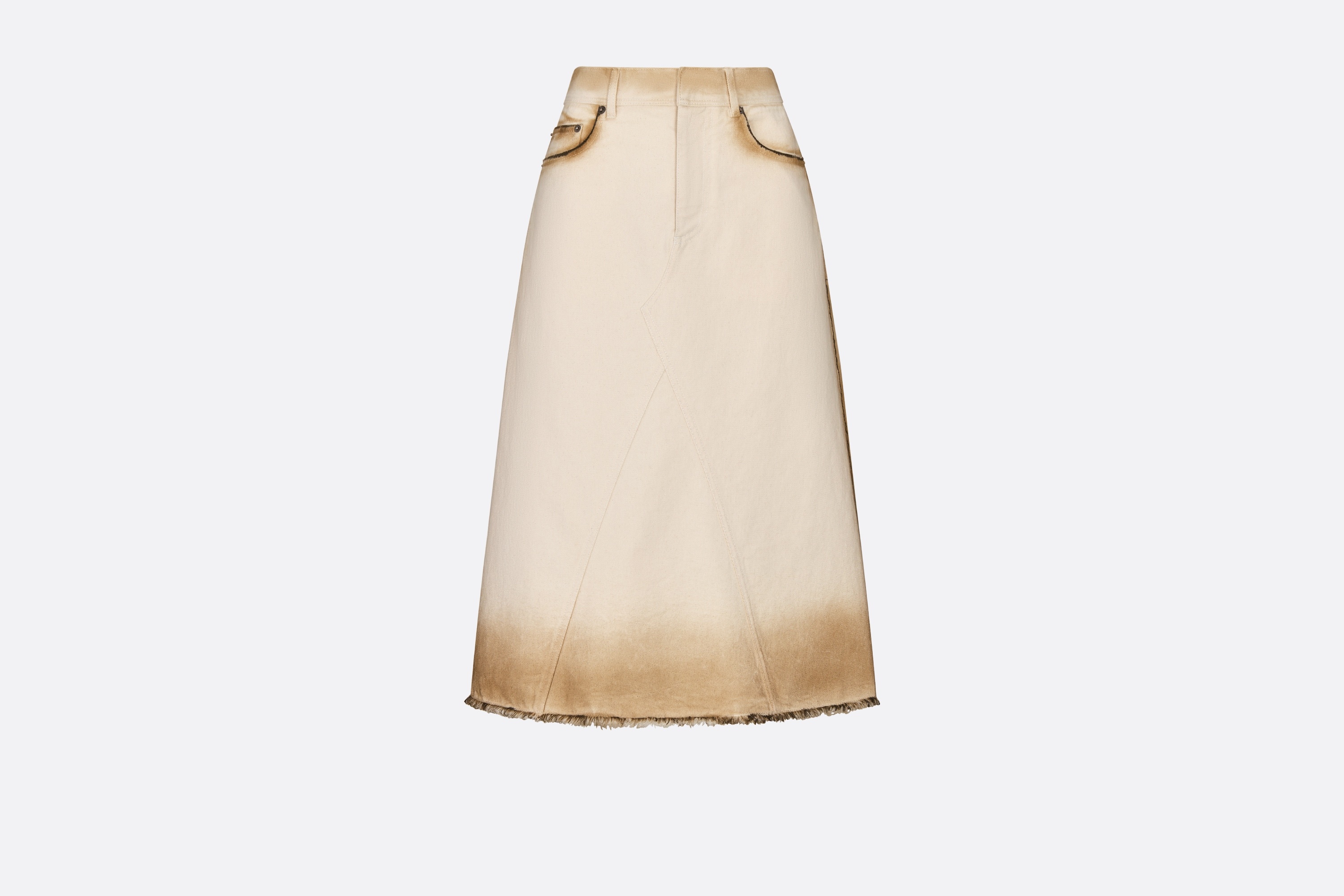Flared Mid-Length Skirt - 1
