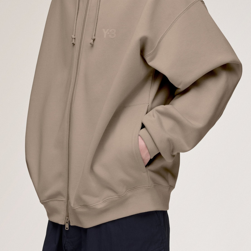 Y-3 Brushed Terry Zipper Hoodie 8