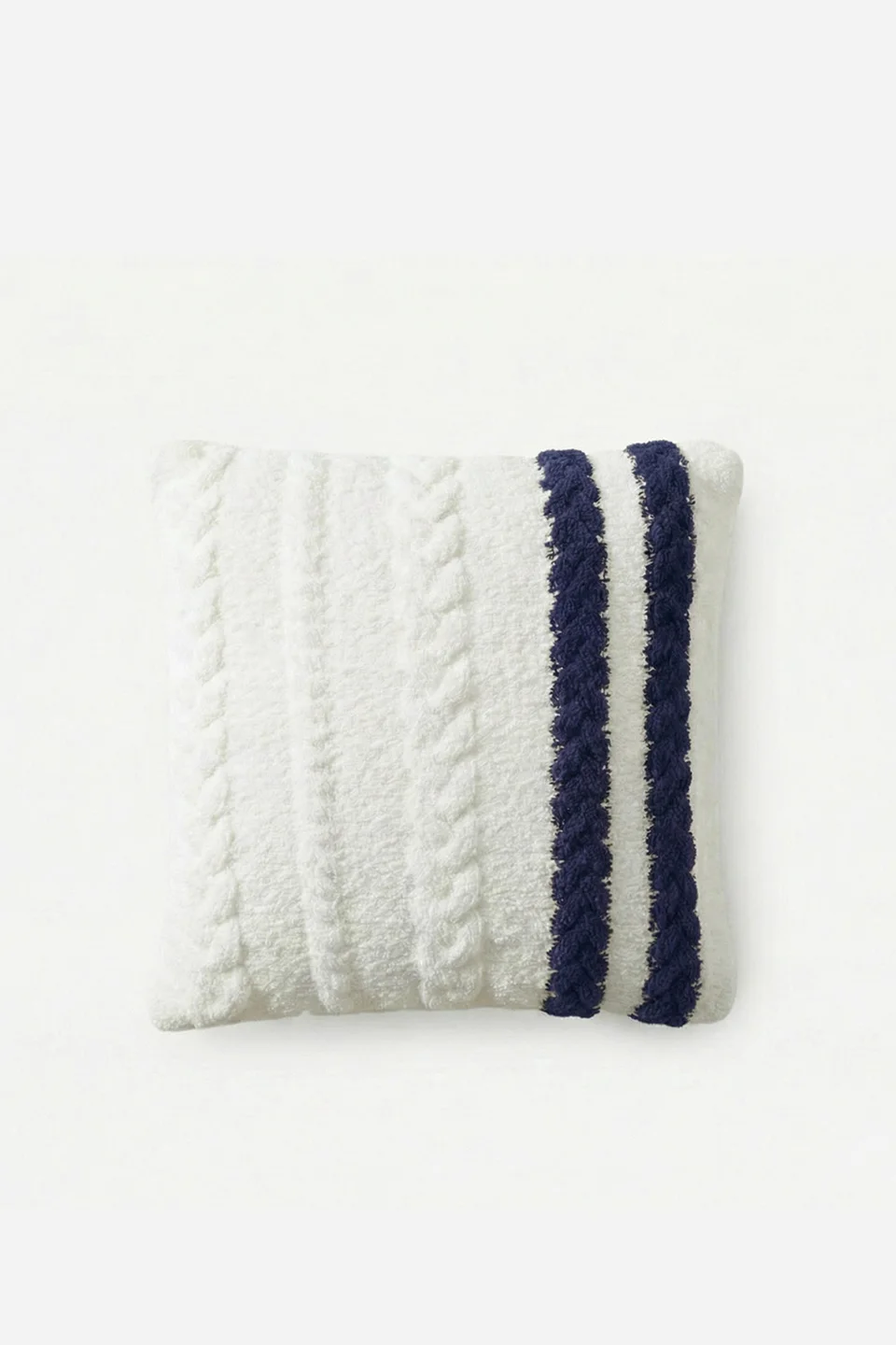 Sunday Citizen Snug Braided Two-Stripes Throw Pillow - 1