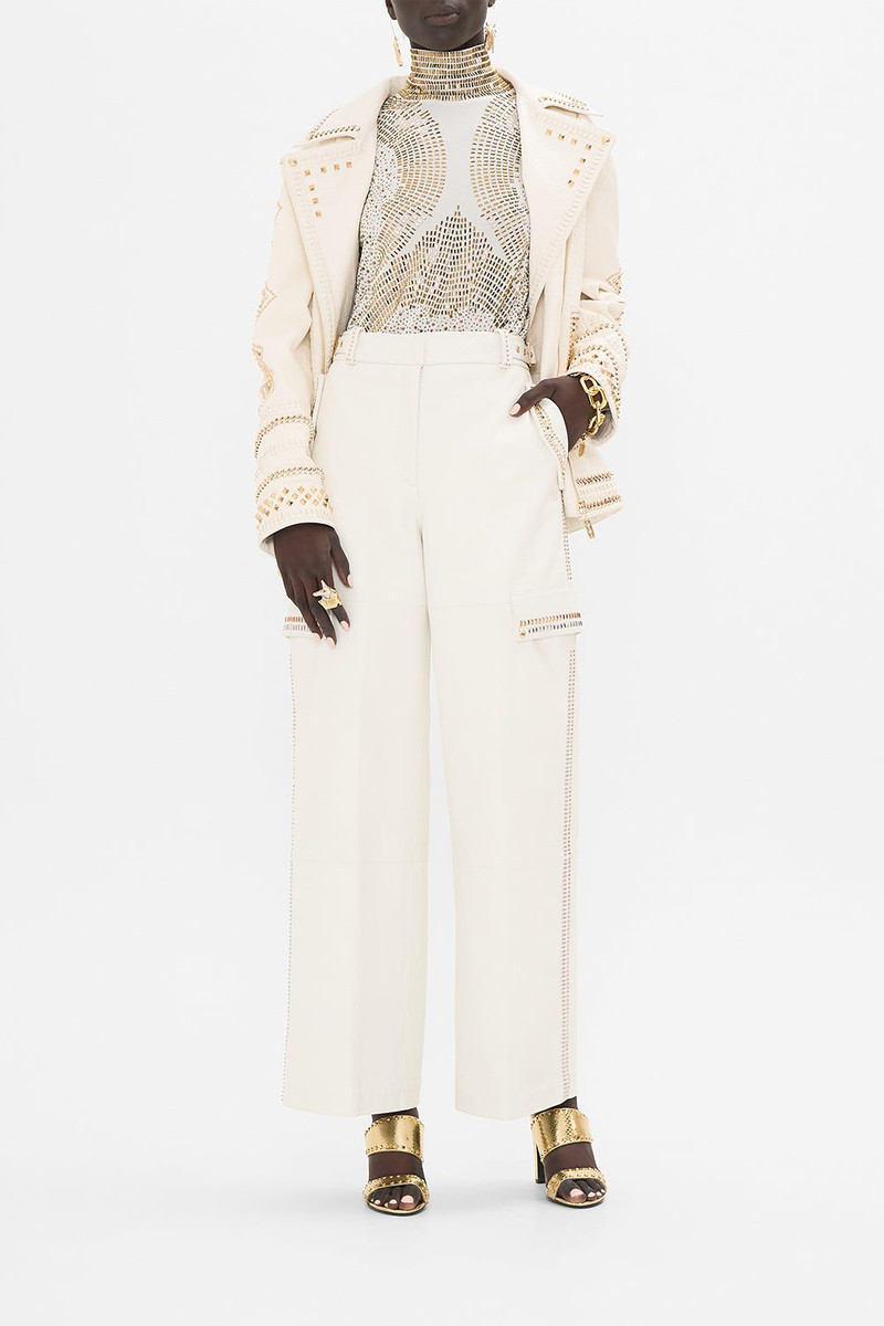 LEATHER UTILITY PANT 7