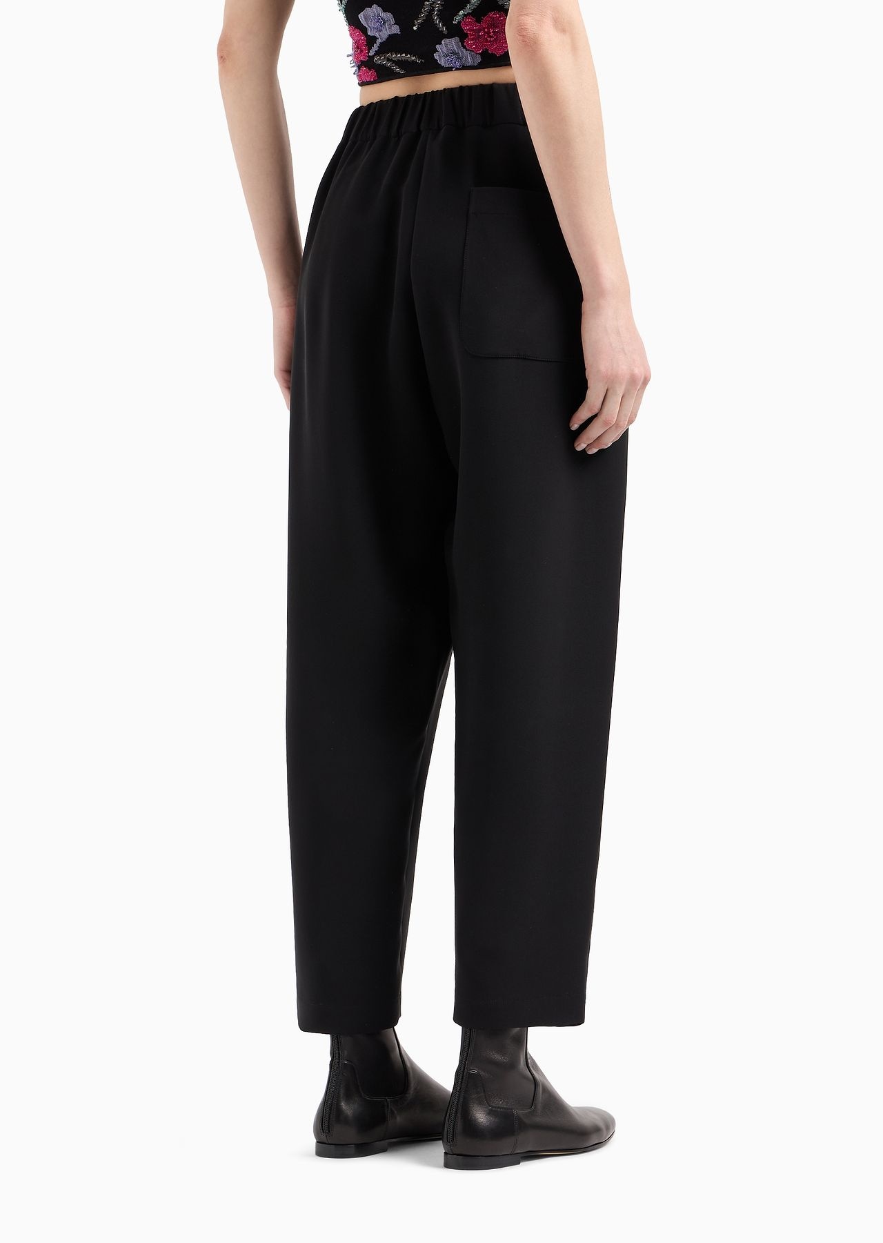 Smooth, silk-cady trousers - 3