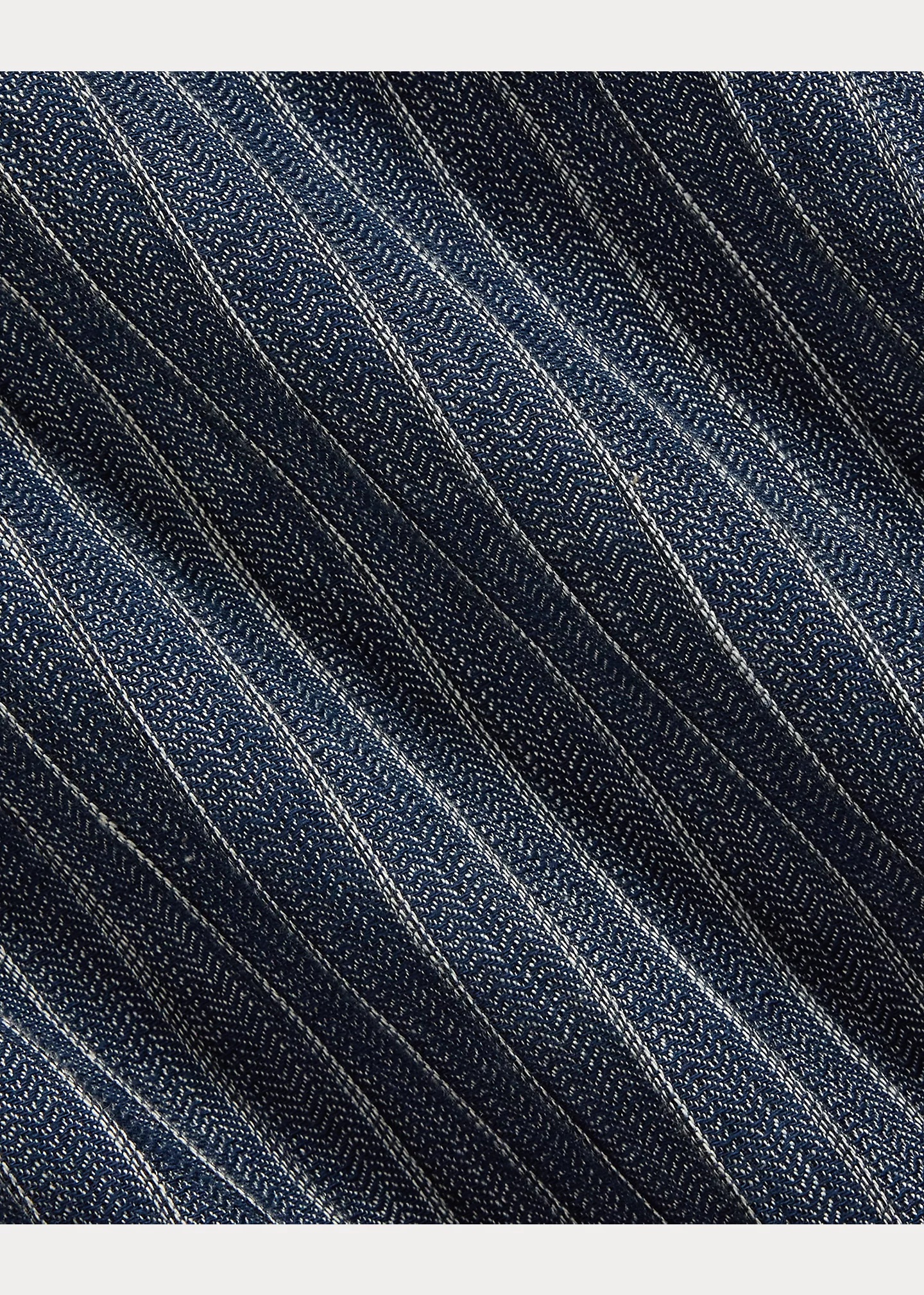 Slim Striped Herringbone Suit Trouser - 9