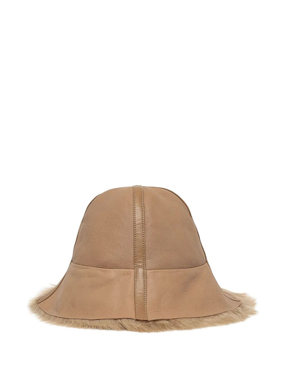 fur-trim hat - 1