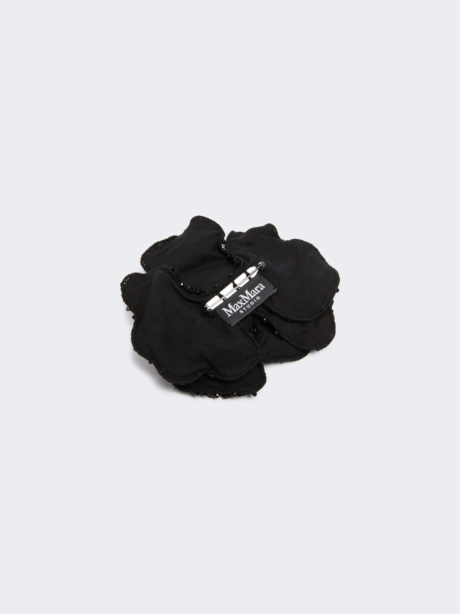 EULALIA Crystal-adorned floral brooch - 3