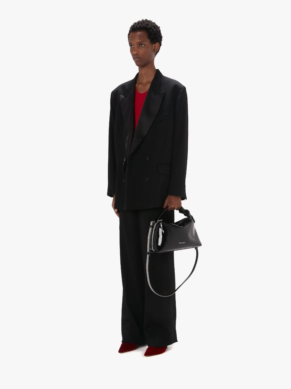 TUXED BLAZER WITH TASSEL DETAIL - 4