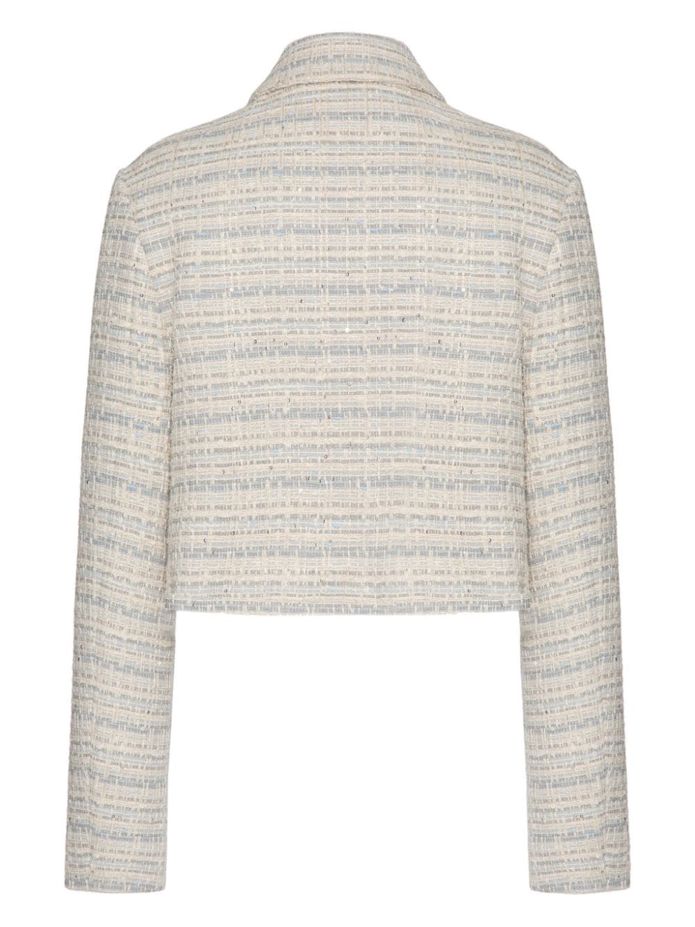 cropped tweed jacket - 2