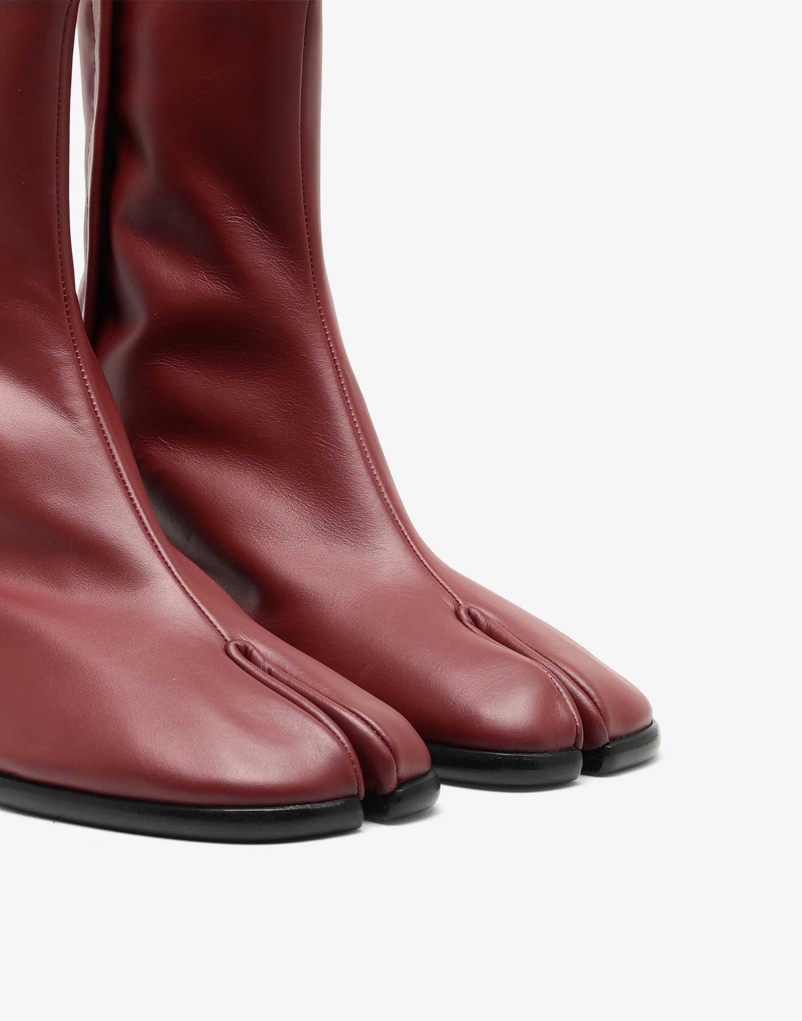 Tabi leather ankle boots - 5