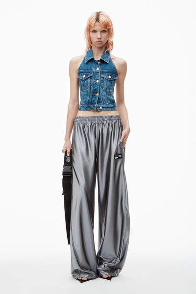 Alexander Wang Stretch Denim Halter Top outlook