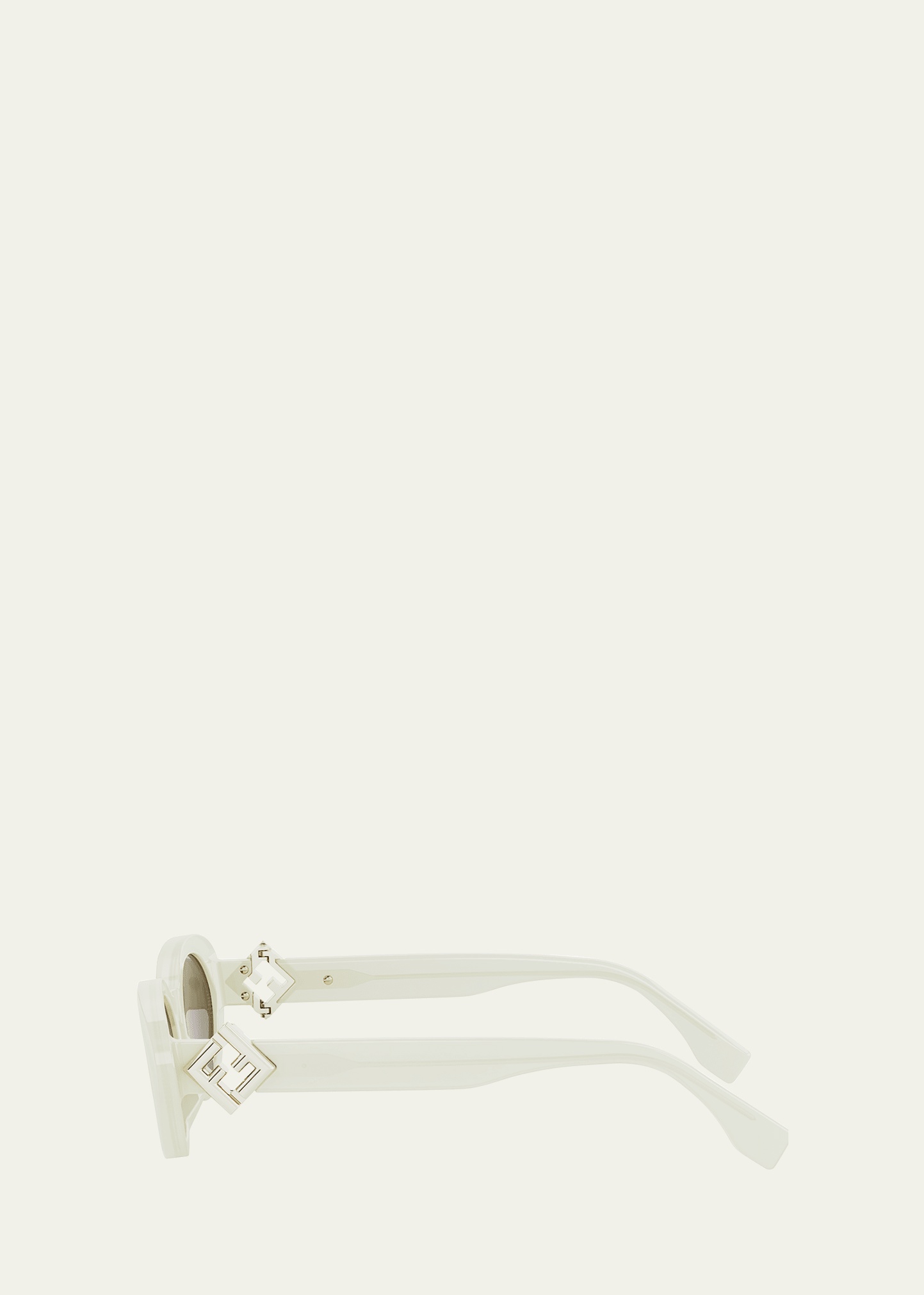 FF Diamonds Acetate Oval Sunglasses - 3