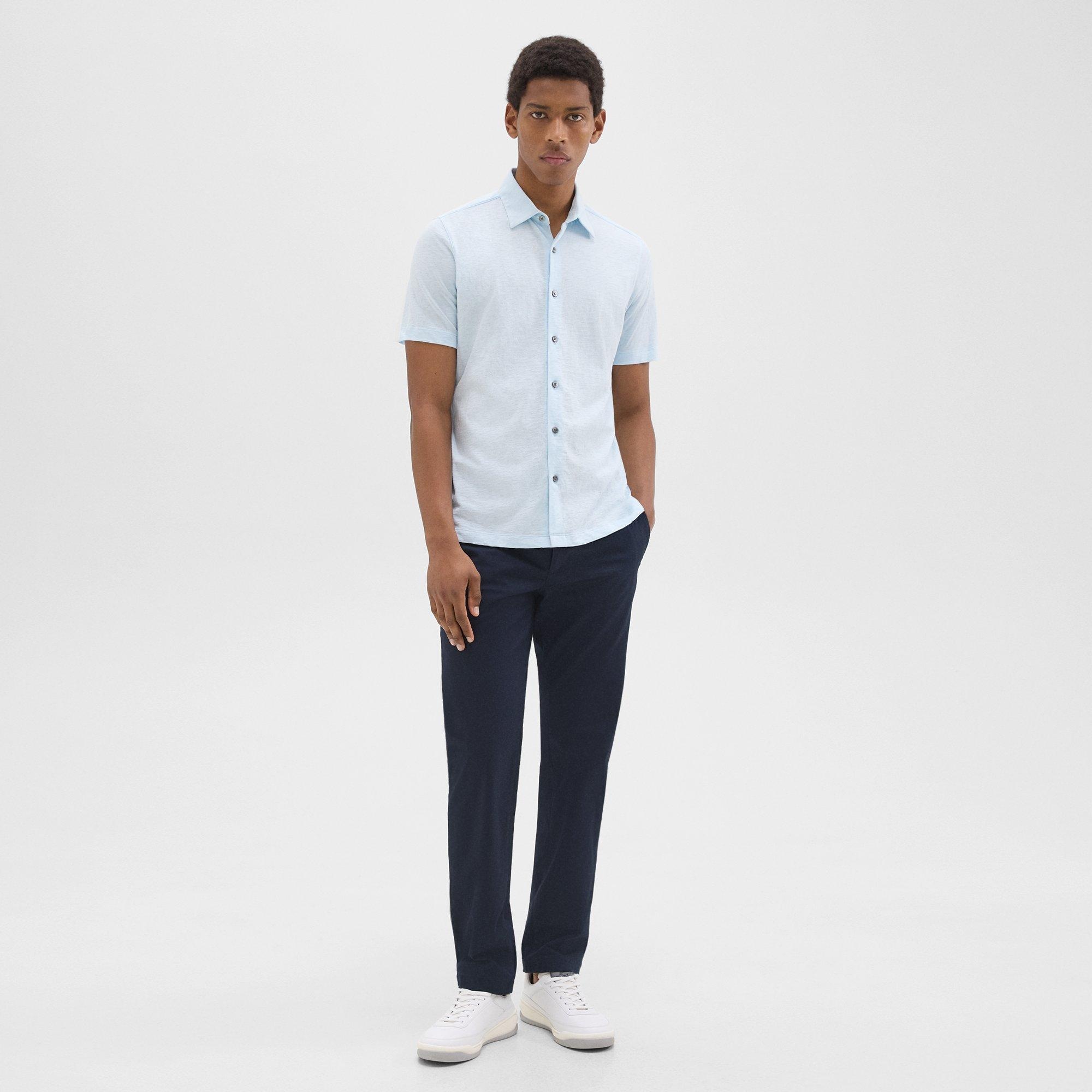 Noran Short-Sleeve Shirt in Slub Cotton - 6