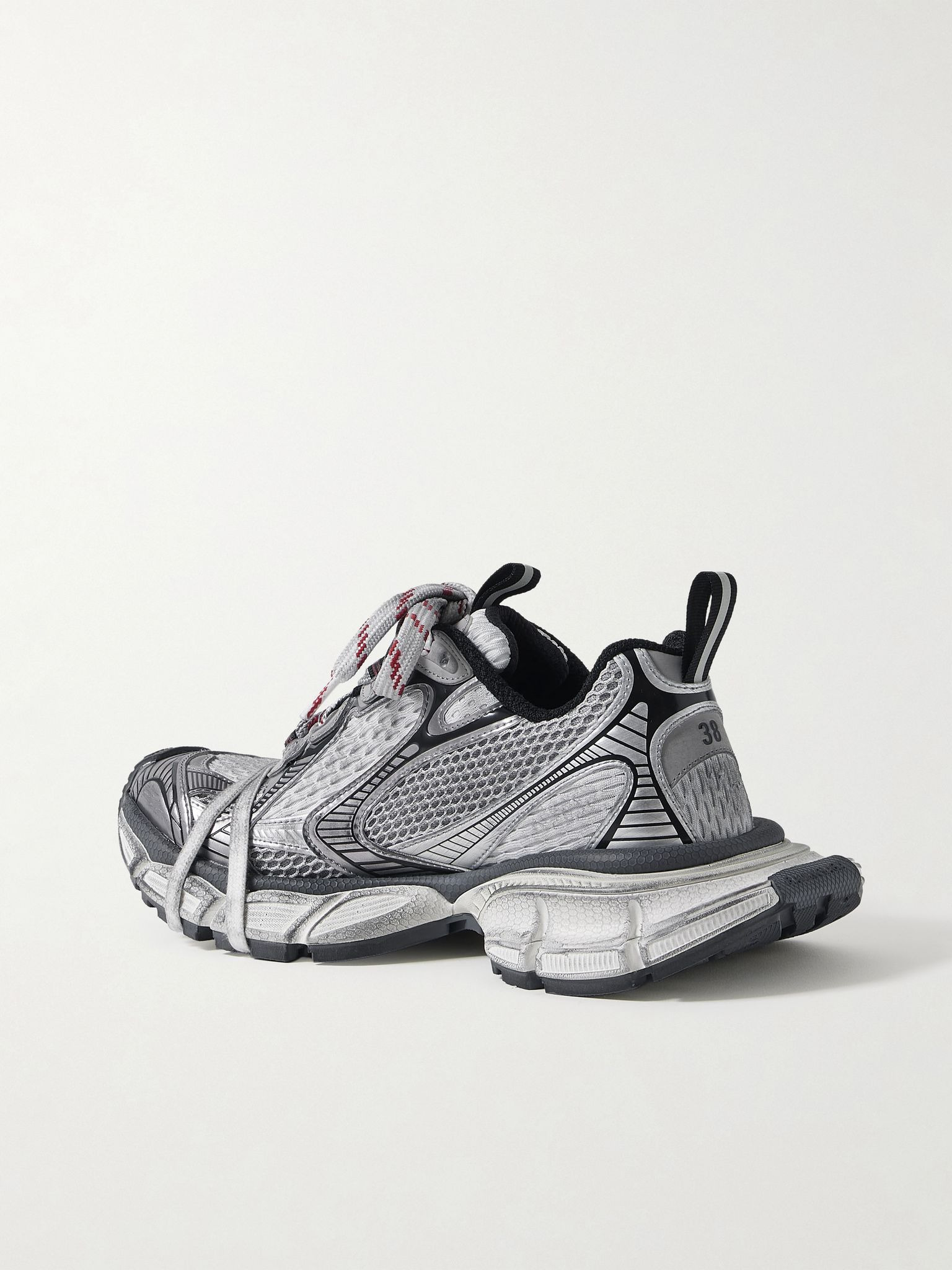 3XL mesh and rubber sneakers Gray - 2