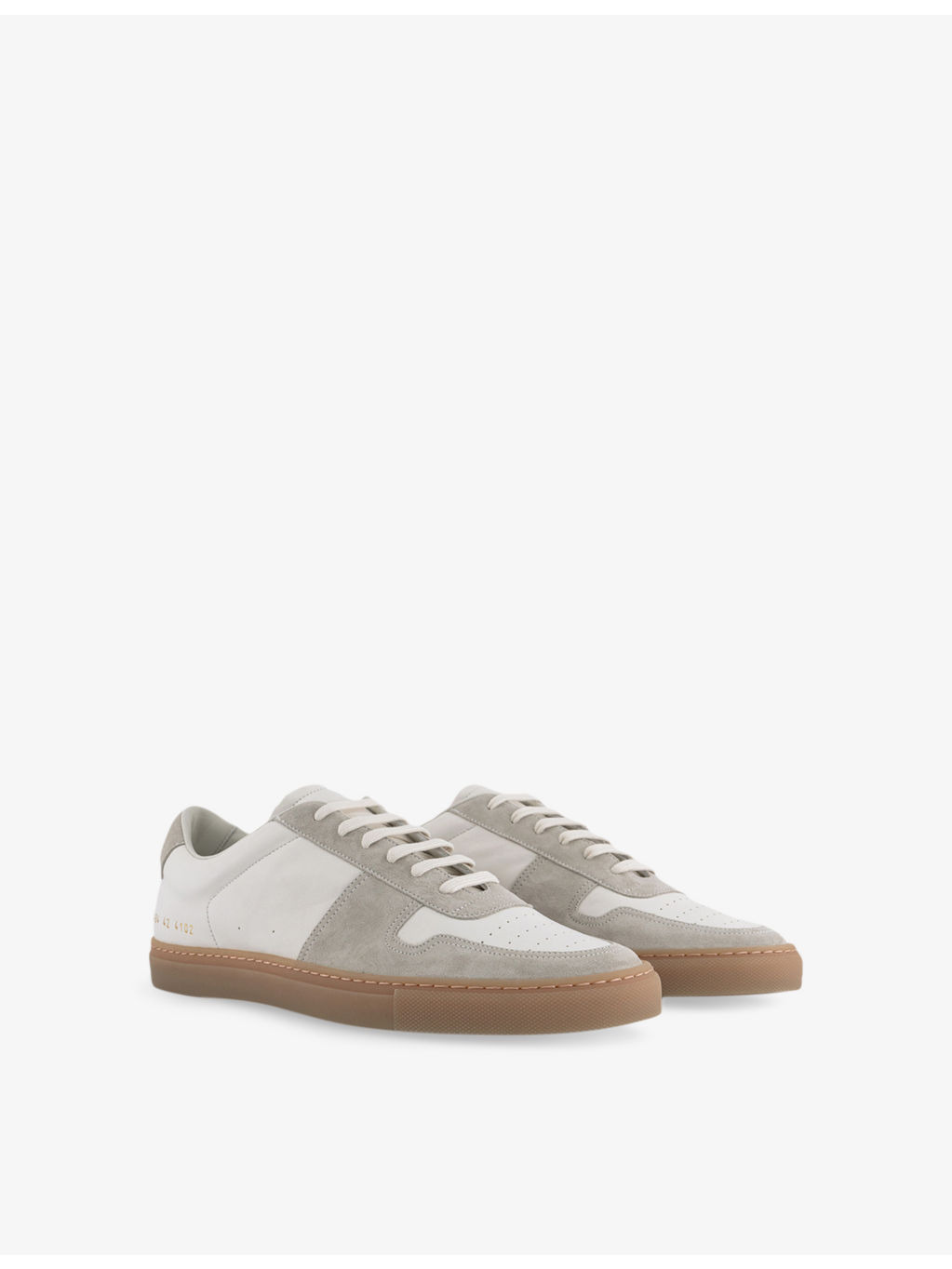 Bball Duo Low-Top Leather and Suede Trainers - 3